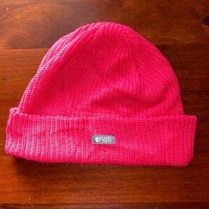 Figs Neon Pink Beanie Hat